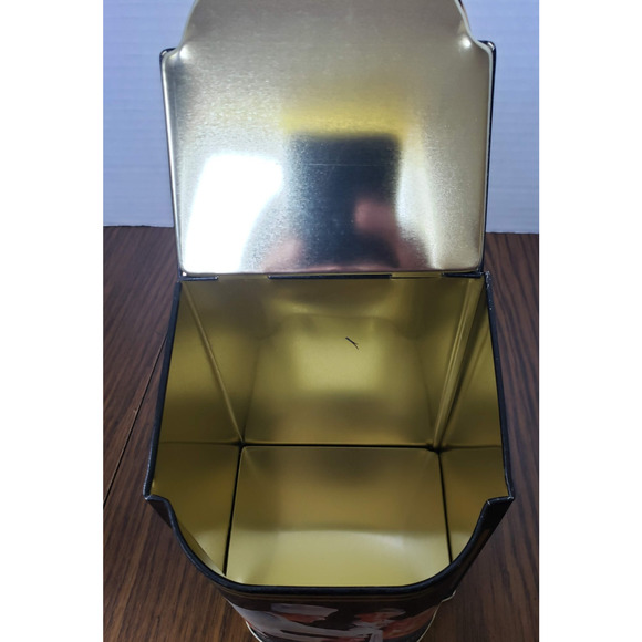 1995 Vintage Coca-Cola Soda Jerk Black and Red Hinged Tin - Picture 6 of 8